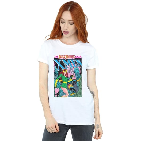 Marvel Womens/Ladies X-Men The Dark Phoenix Saga Cotton Boyfriend T-Shirt
