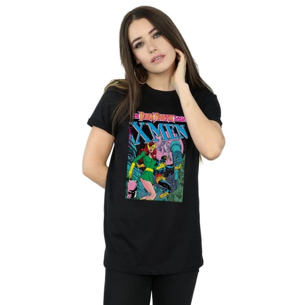 Marvel Womens/Ladies X-Men The Dark Phoenix Saga Cotton Boyfriend T-Shirt