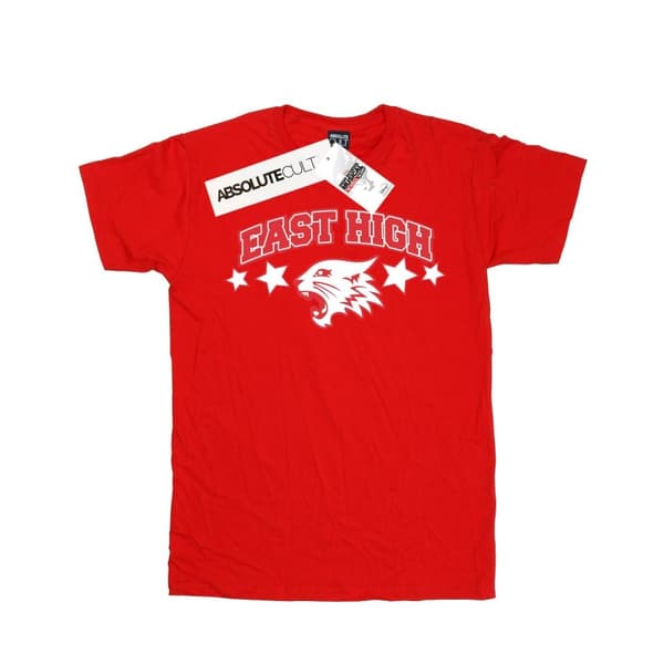 Disney Dam/Tjej High School Musical The Musical Wildcat Stars Bomull Boyfriend T-shirt
