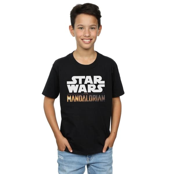 Star Wars Boys The Mandalorian Logo T-Shirt