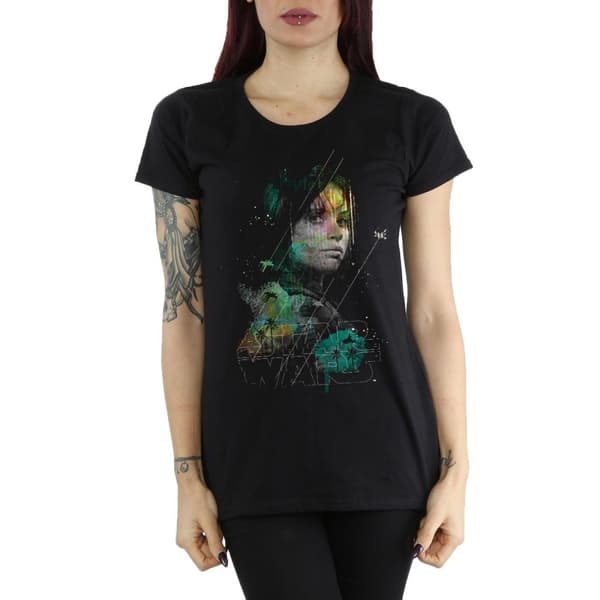 Star Wars Womens/Ladies Rogue One Jyn Erso Digital Cotton T-Shirt