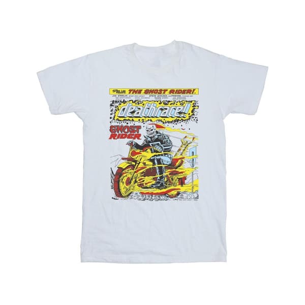 Marvel Mens Ghost Rider Chest Deathrace T-Shirt