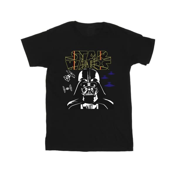 Star Wars Darth Vader Comp Logo T-shirt i bomull för flickor