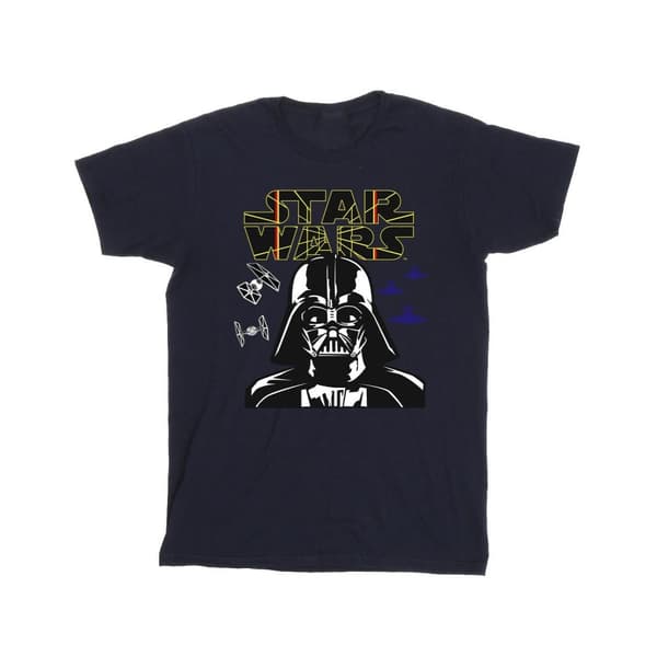 Star Wars Darth Vader Comp Logo T-shirt i bomull för flickor