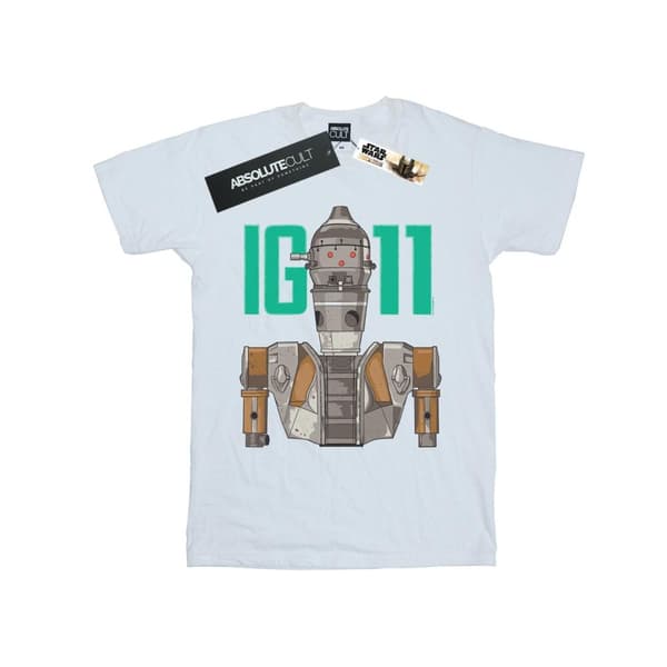 Star Wars Girls The Mandalorian IG-11 Bounty Hunter Cotton T-Shirt