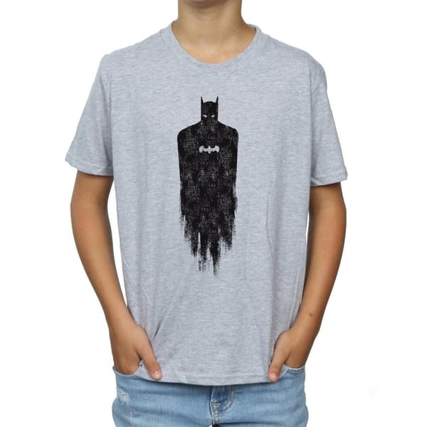 DC Comics Batman t-shirt med borst för pojkar
