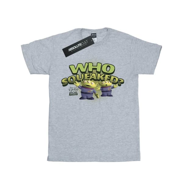 Disney T-shirt i bomull för flickor Toy Story Who Squeaked?