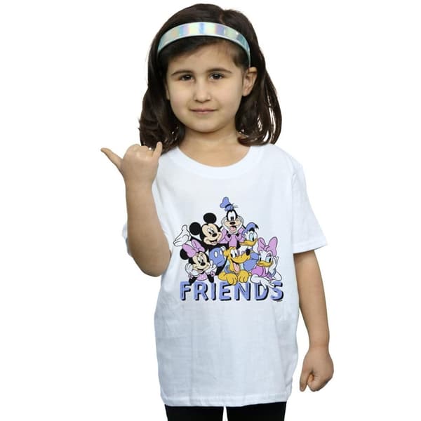 Disney Klassisk vänskaps-T-shirt i bomull för flickor