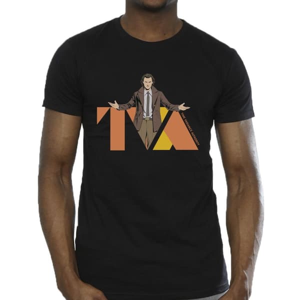Marvel Mens Loki TVA Pose T-Shirt