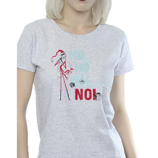 Disney Dam/Tjej The Nightmare Before Christmas Ho Ho No T-shirt i bomull