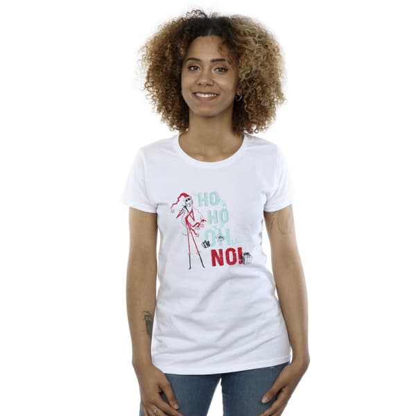 Disney Dam/Tjej The Nightmare Before Christmas Ho Ho No T-shirt i bomull