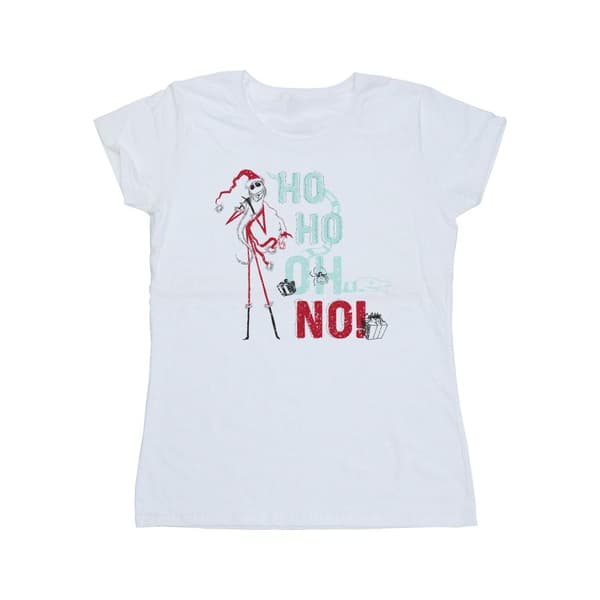 Disney Dam/Tjej The Nightmare Before Christmas Ho Ho No T-shirt i bomull