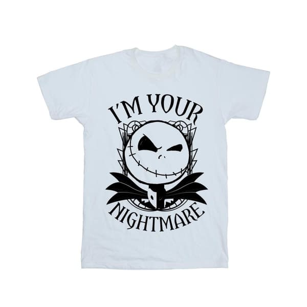 Disney Womens/Ladies Nightmare Before Christmas Nightmare Cotton Boyfriend T-Shirt