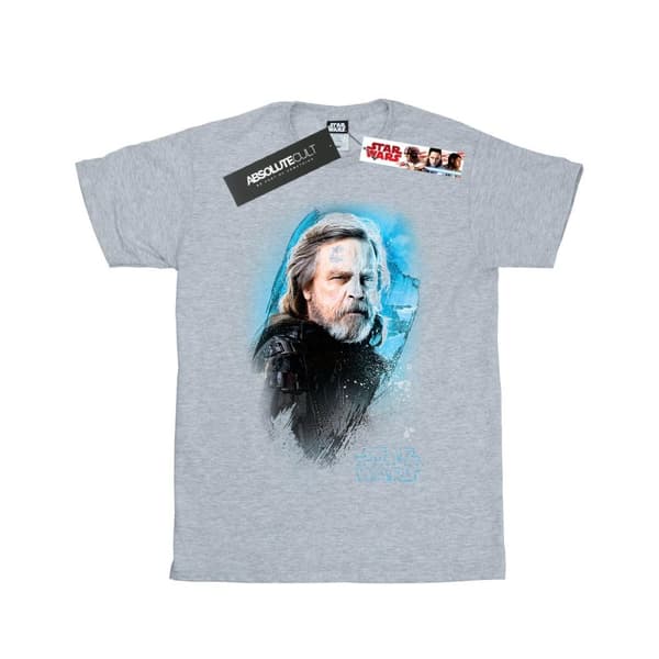 Star Wars Girls The Last Jedi Luke Skywalker Brushed Cotton T-Shirt