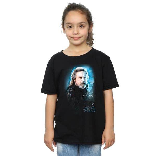 Star Wars Girls The Last Jedi Luke Skywalker Brushed Cotton T-Shirt