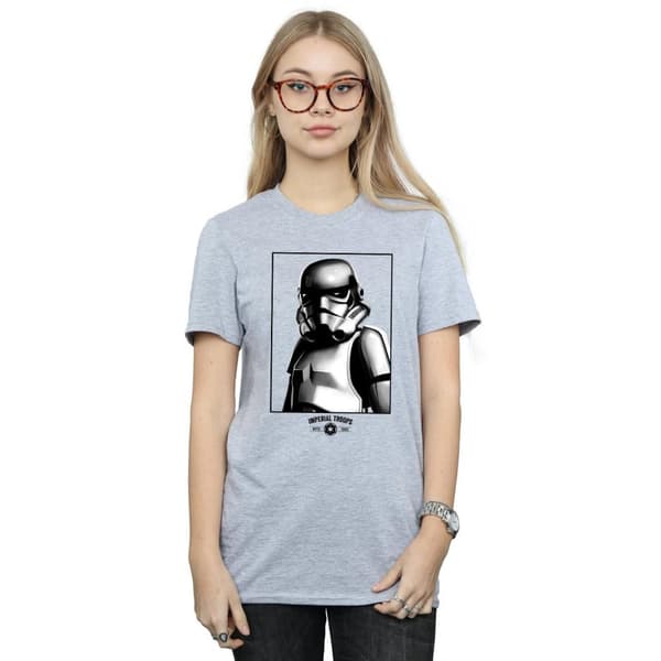 Star Wars Womens/Ladies Imperial Troops Cotton Boyfriend T-Shirt