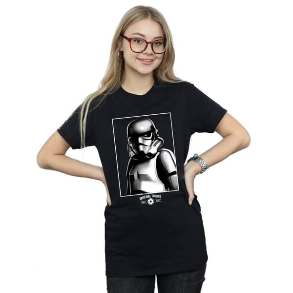 Star Wars Womens/Ladies Imperial Troops Cotton Boyfriend T-Shirt