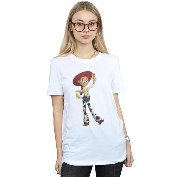 Disney Dam/Tjej Toy Story Jessie Pose Boyfriend T-shirt i bomull