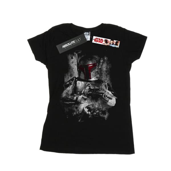 Star Wars Dam/Tjej - Boba Fett - T-shirt i bomull med tryck