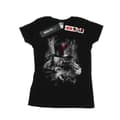 Miniatyrbillede 1 af 3: Star Wars Womens/Ladies Boba Fett Distressed Cotton T-Shirt
