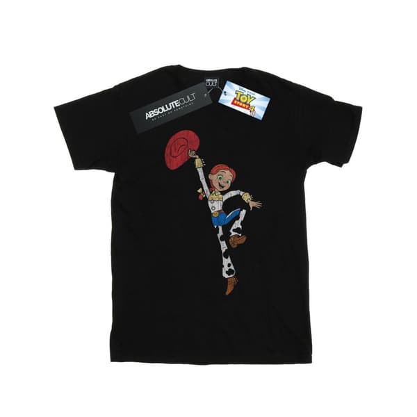 Disney Dam/Tjej Toy Story 4 Jessie Jump Pose Boyfriend T-shirt i bomull