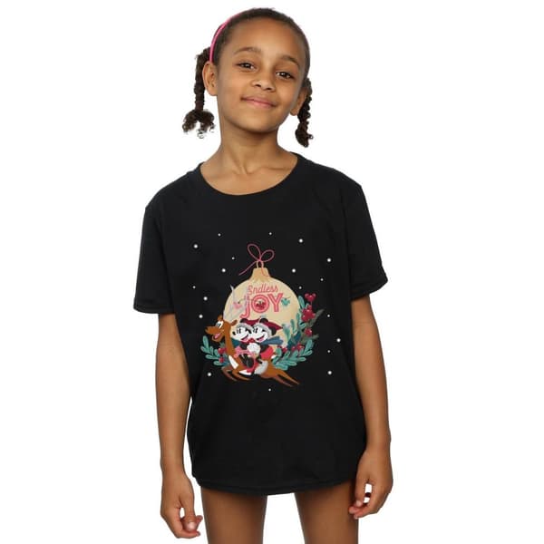 Disney Mickey And Minnie Endless Joy T-shirt i bomull för flickor