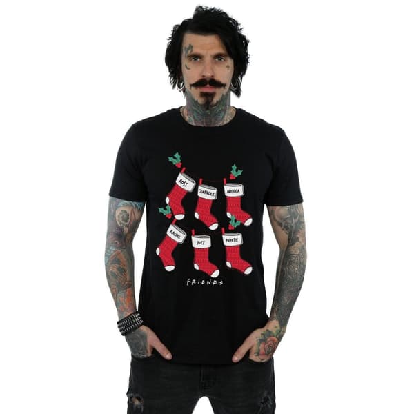 Friends Mens Christmas Stockings T-Shirt