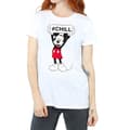 Miniatyrbild 3 av 5: Disney Dam/Tjej Musse Pigg Chill Bomull Boyfriend T-shirt