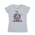 Miniatyrbilde 1 av 4: Disney Womens/Ladies The Nightmare Before Christmas Seasons Creepings Wreath Cotton T-Shirt
