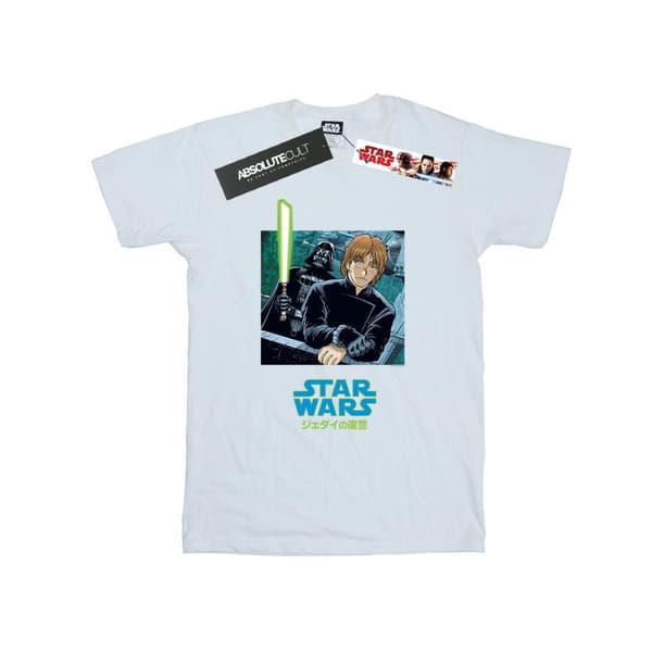 Star Wars Girls Vader And Luke Anime Cotton T-Shirt