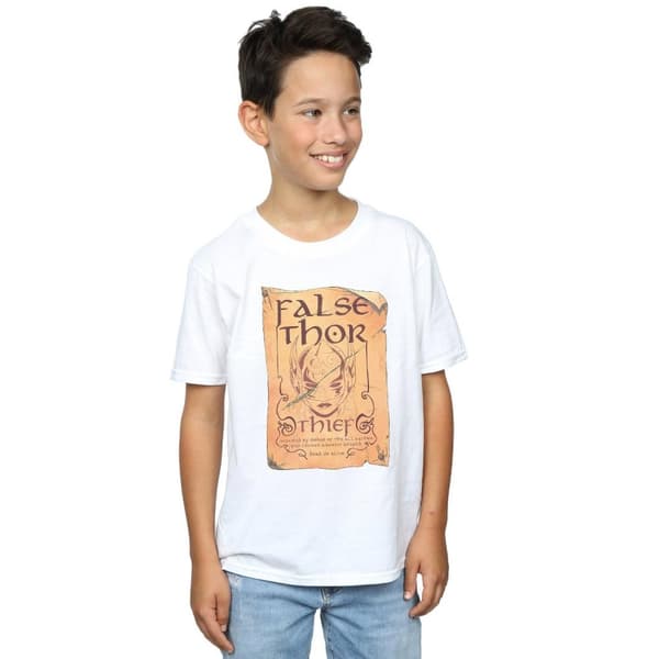 Marvel Boys The Mighty Thor False Thor Poster T-Shirt