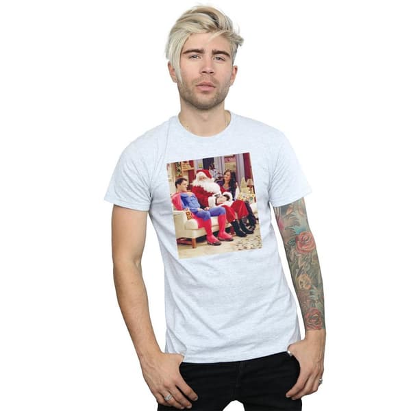 Friends Mens Couch Santa T-Shirt