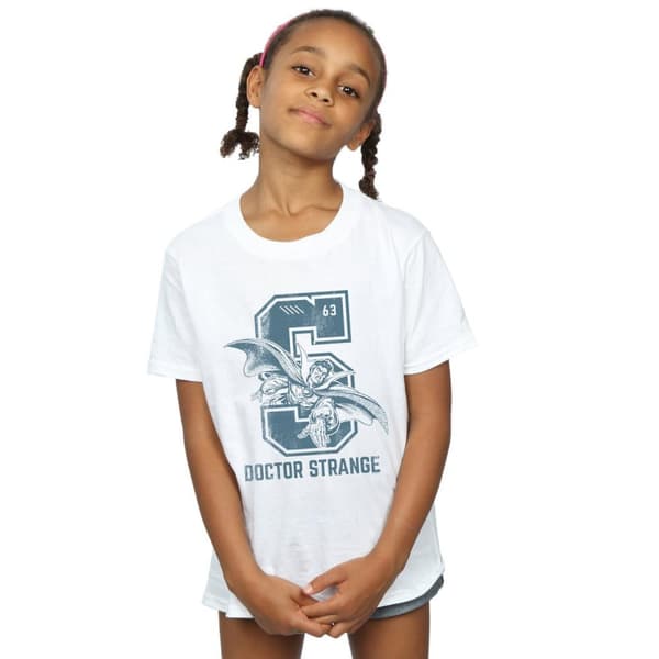 Marvel Girls Doctor Strange Collegiate Cotton T-Shirt