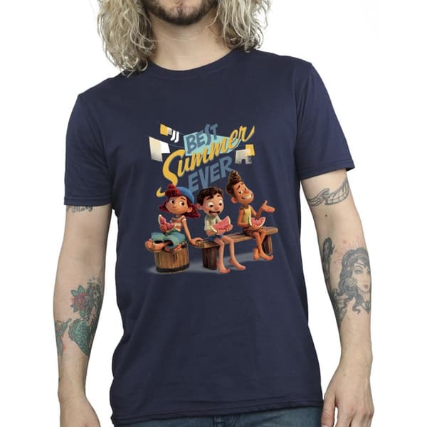 Disney Mens Luca Best Summer Ever T-Shirt