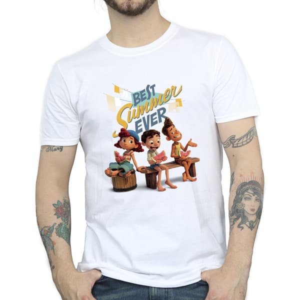 Disney Mens Luca Best Summer Ever T-Shirt