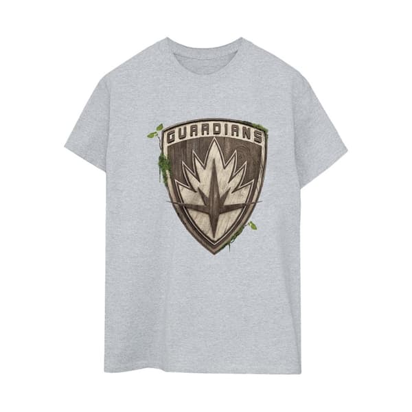 Marvel Womens/Ladies I Am Groot Guardian Emblem Cotton Boyfriend T-Shirt