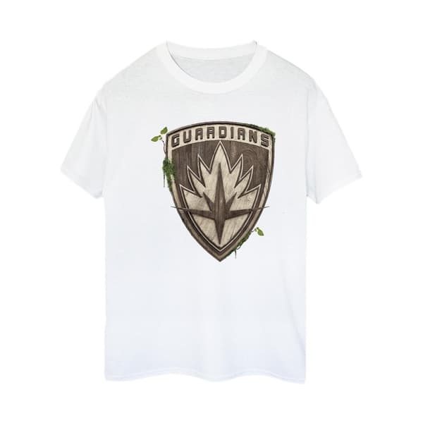 Marvel Dam/Tjej I Am Groot Guardian Emblem Bomull Boyfriend T-shirt