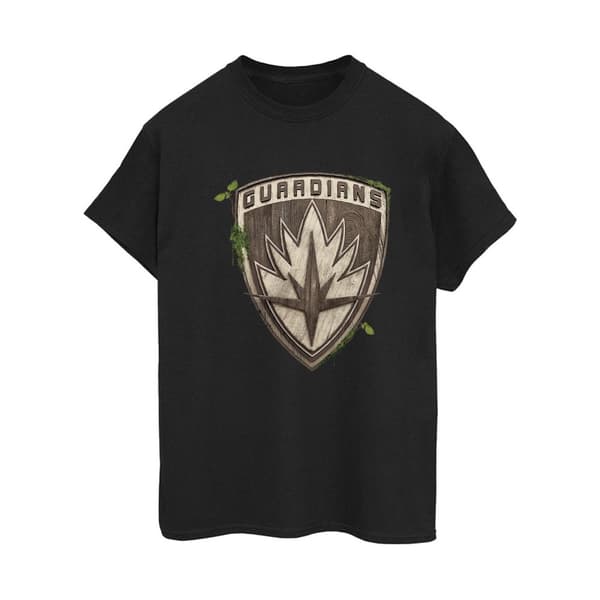 Marvel Womens/Ladies I Am Groot Guardian Emblem Cotton Boyfriend T-Shirt