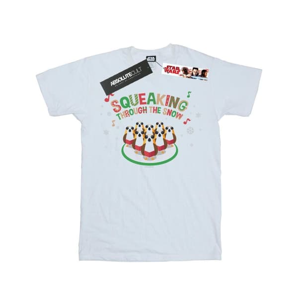Star Wars Boys The Last Jedi Porgs Squeaking Through The Snow T-Shirt