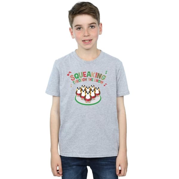Star Wars Boys The Last Jedi Porgs Squeaking Through The Snow T-Shirt
