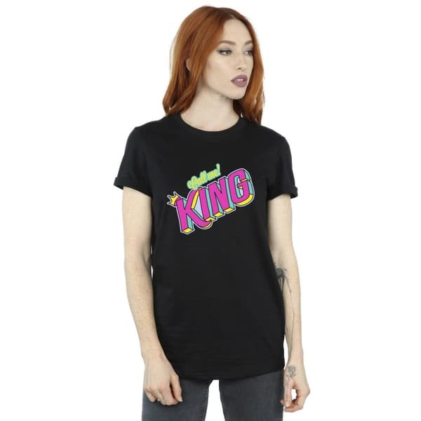 Disney Womens/Ladies The Lion King Classic King Cotton Boyfriend T-Shirt