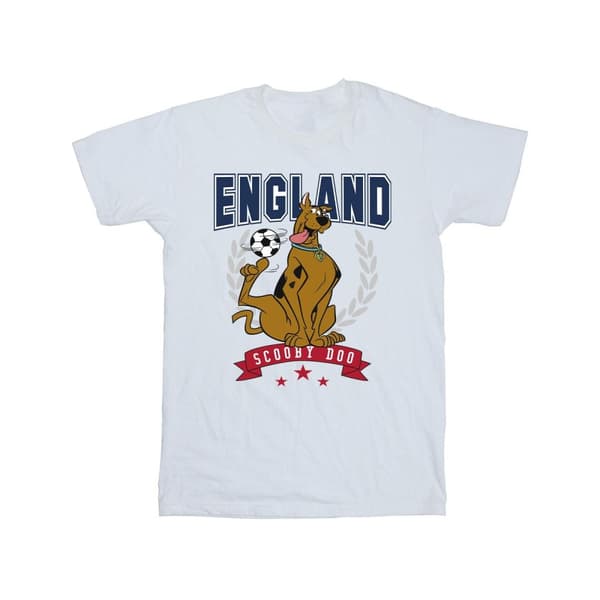 Scooby Doo Girls England Football Cotton T-Shirt