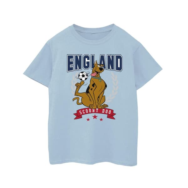 Scooby Doo Girls England Football Cotton T-Shirt