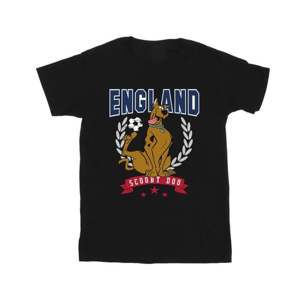Scooby Doo Girls England Football Cotton T-Shirt