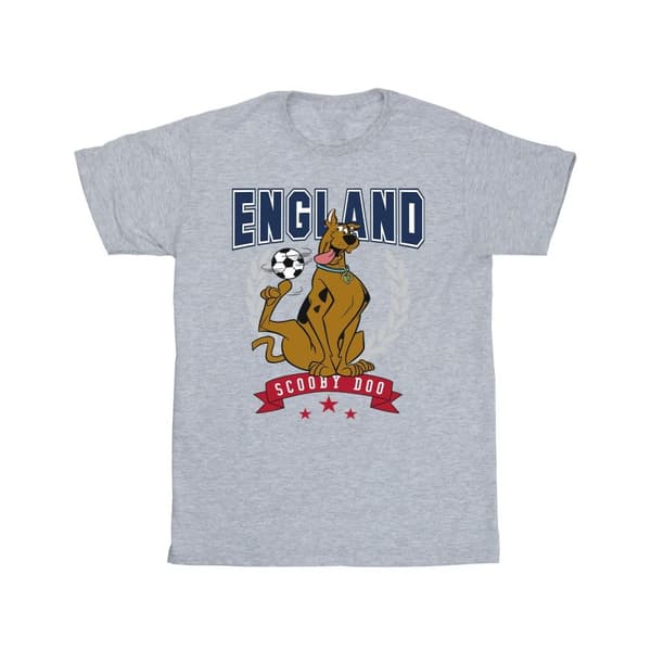 Scooby Doo Girls England Football Cotton T-Shirt
