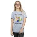 Miniatyrbild 3 av 4: Disney Dam/Tjej Mupparna Kysser En Groda Boyfriend-T-shirt i bomull