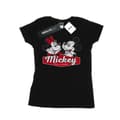 Pikkukuva 1 / 3: Disney Womens/Ladies Mickie And Minnie 90 Years Cotton T-Shirt