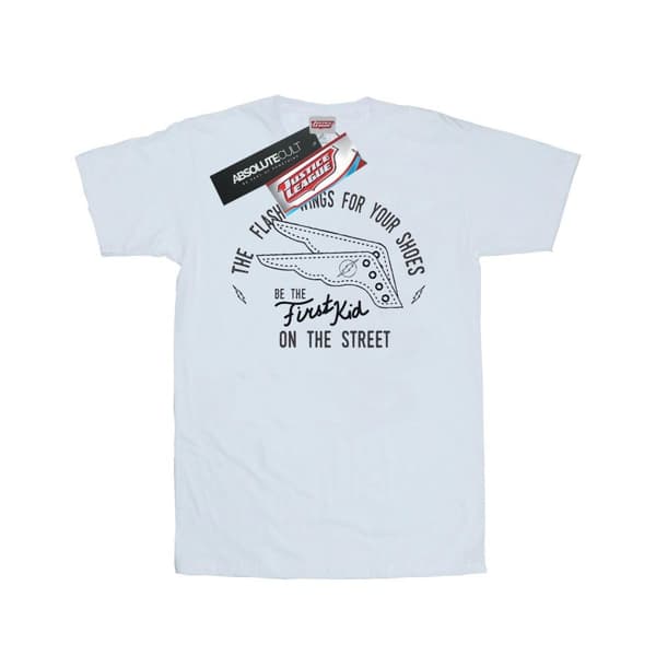 DC Comics Dam/Tjej Flash Shoes Boyfriend T-shirt i bomull