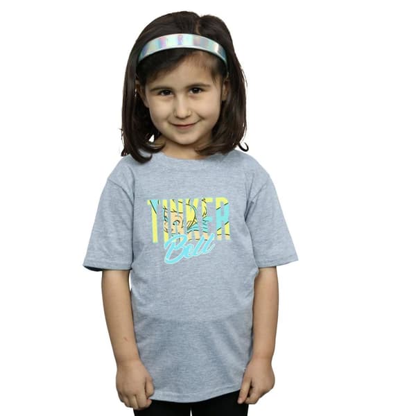 Disney T-shirt i bomull med ord från Tingeling för flickor