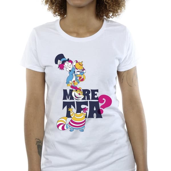 Disney Dam/Tjej - Alice i underlandet - More Tea - Bomulls-T-shirt